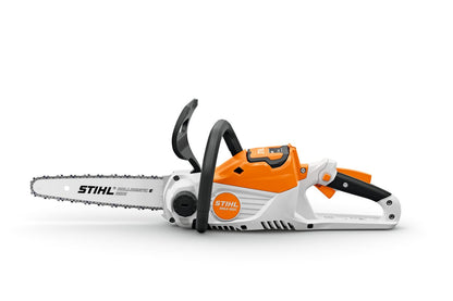 Stihl MSA60 chainsaw side view